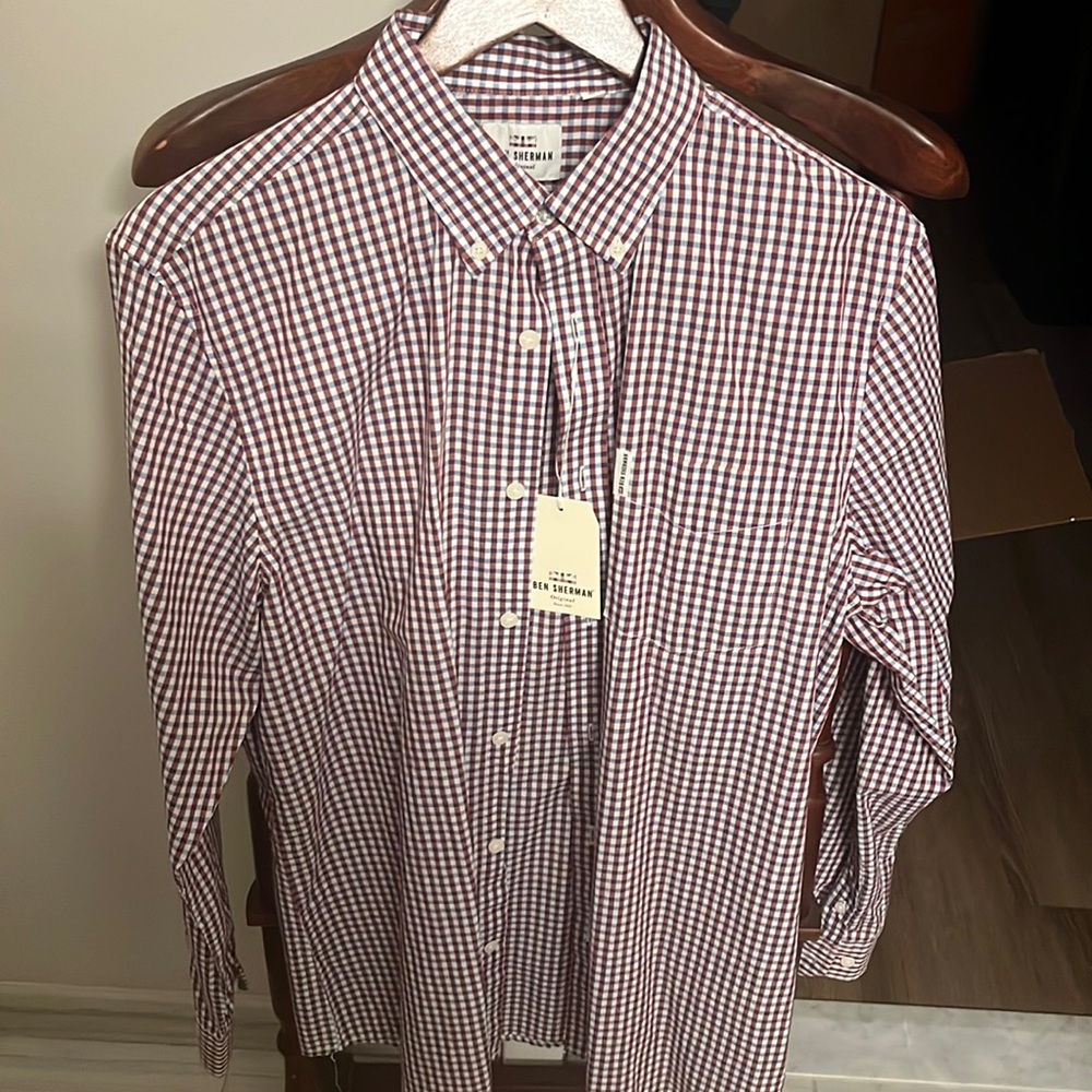 Ben Sherman Gingham Shirt Size Large